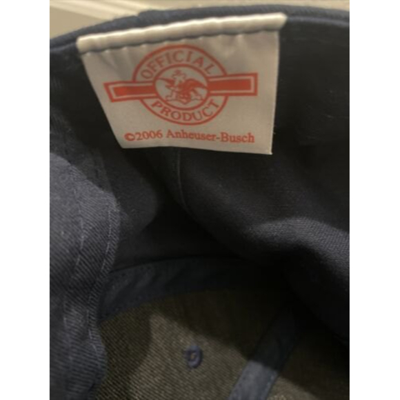 Bud Light Football Hat Adjustable Blue Anheuser-Busch - Picture 5 of 5